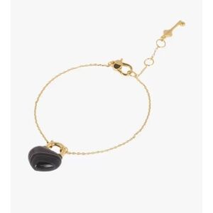 KATE SPADE Open Heart Stone Lock  And Key Bracelet
